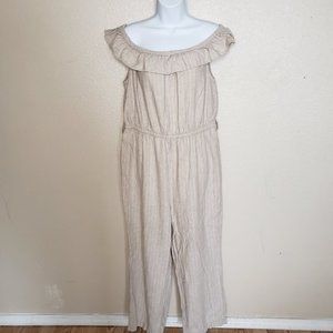 Universal Thread Women's Wide Crop Leg Jumpsuit Size Large